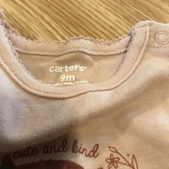 3-Pack Baby Onesies Bundle Long Sleeve Halloween, Fox Print & Tie-Dye 6-9M - Picture 2 of 12